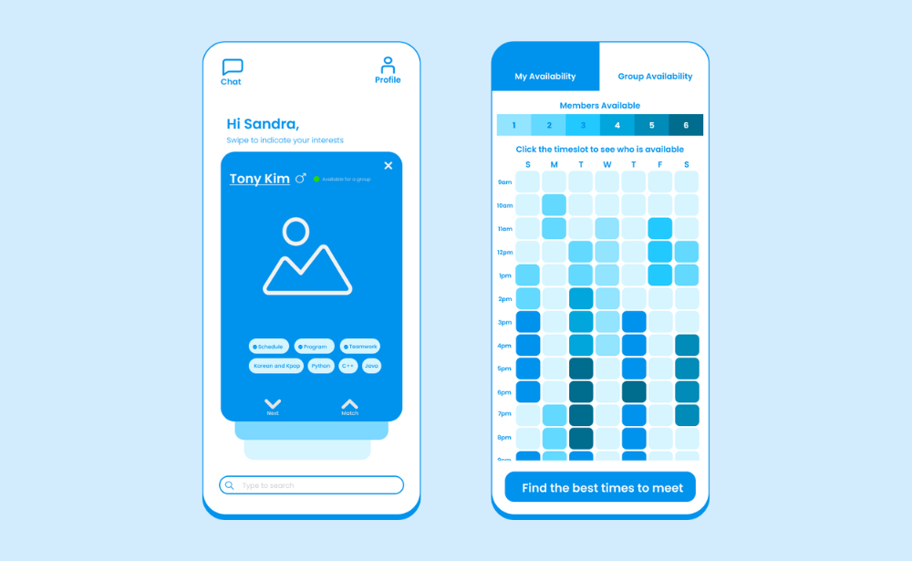 Nest Group Finder portfolio cover